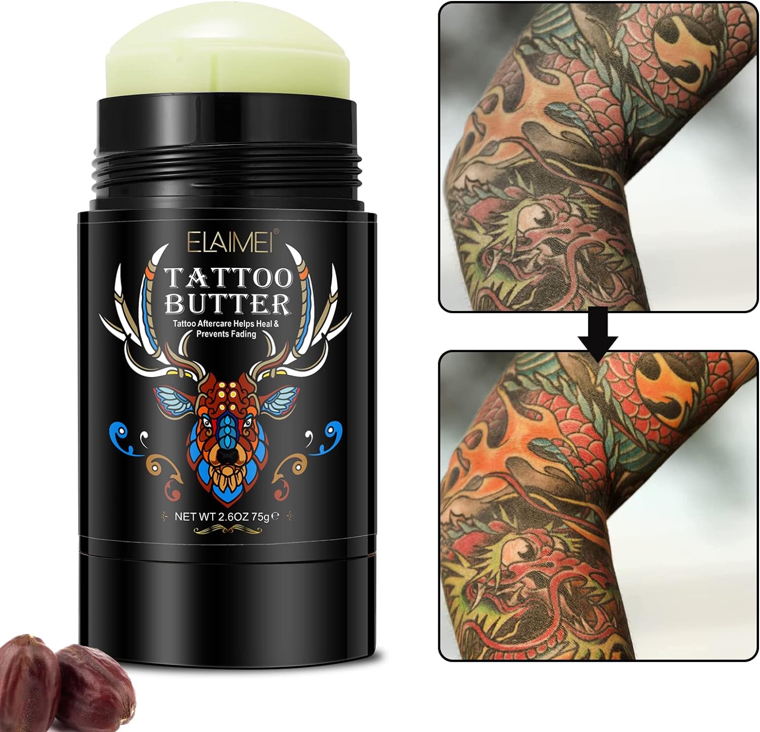 Tattoo Aftercare Cream. Premium, Repairs & Restores Colour & Definition. L.  | eBay