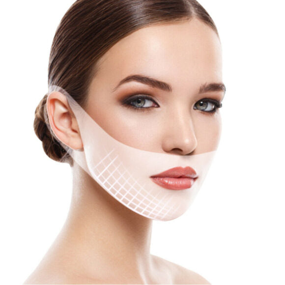 ILISYA V-Line Caffeine Face Mask Firming V-Shape Facial Mask Lift  Tightening Skin Moisturizing Treatment for Double Chin